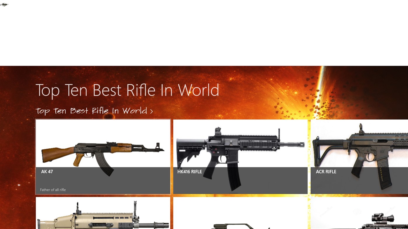 #2. Top Ten Rifles (Windows) 由: Prakash singh