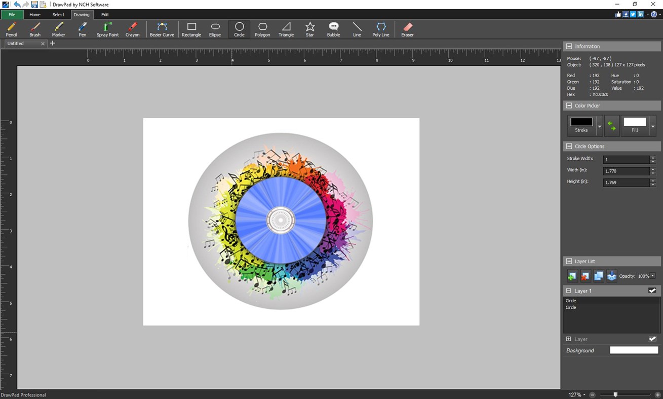#5. DrawPad Professional (Windows) De: NCH Software
