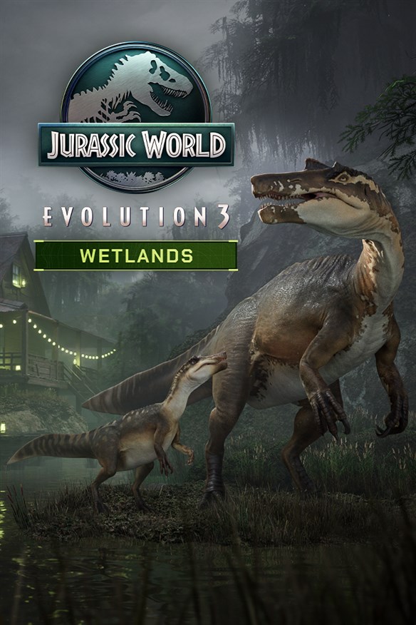 Jurassic World Evolution 3: Wetlands Xbox Series X|S and Xbox One cover art