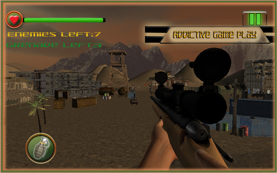 Sniper Desert Operation 3D screenshot 1