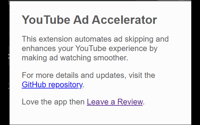 YouTube Ad Accelerator