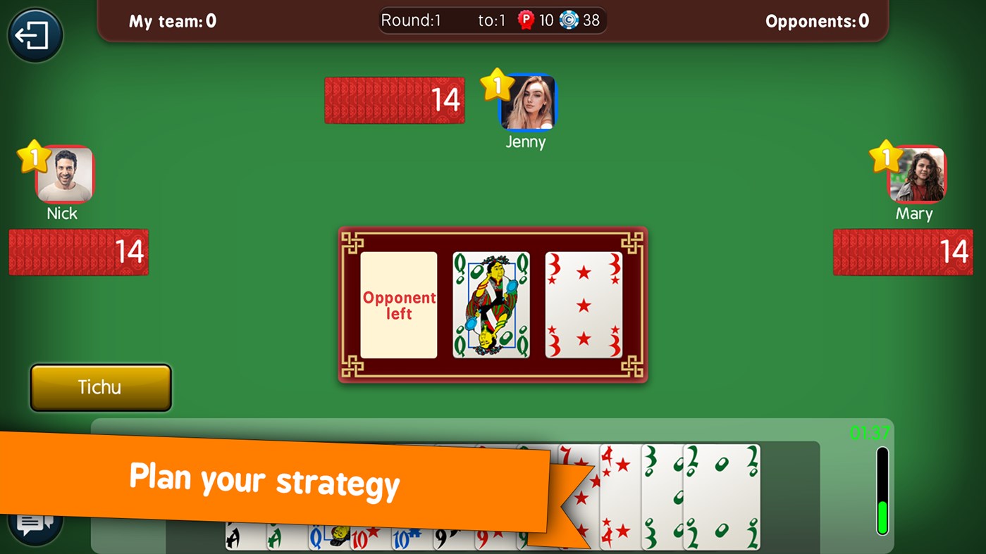 #2. Tichu by Zoo.gr (Windows) Podle: LazyLand LTD