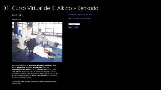 Curso Virtual de Ki Aikido screenshot 4