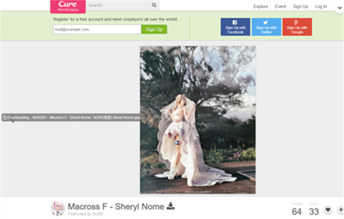Cosplay Photo Downloader