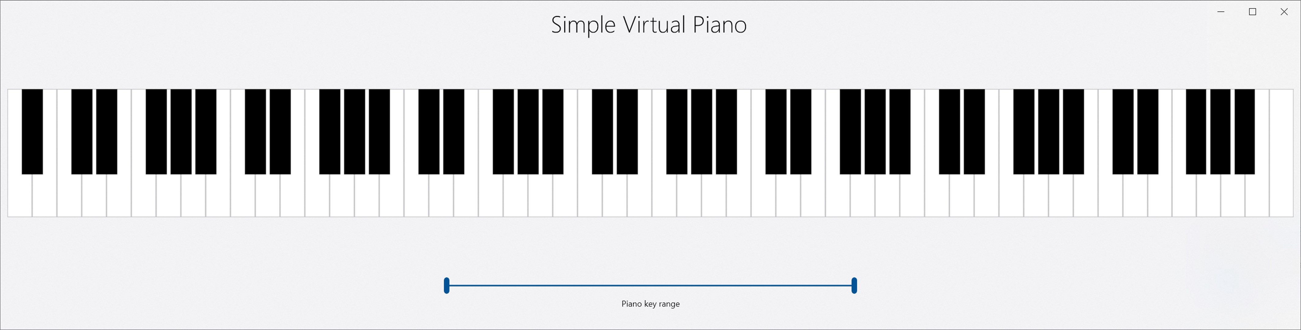 Virtual Piano  Keyboard Mappings