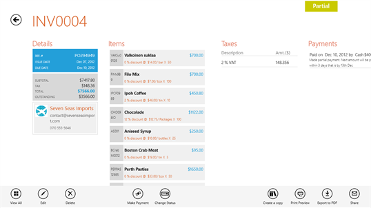 Invoicing, Billing + Time Tracking screenshot 1