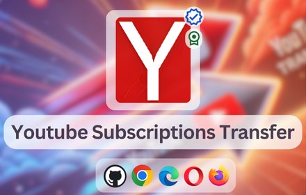 Youtube Subscriptions Transfer small promo image