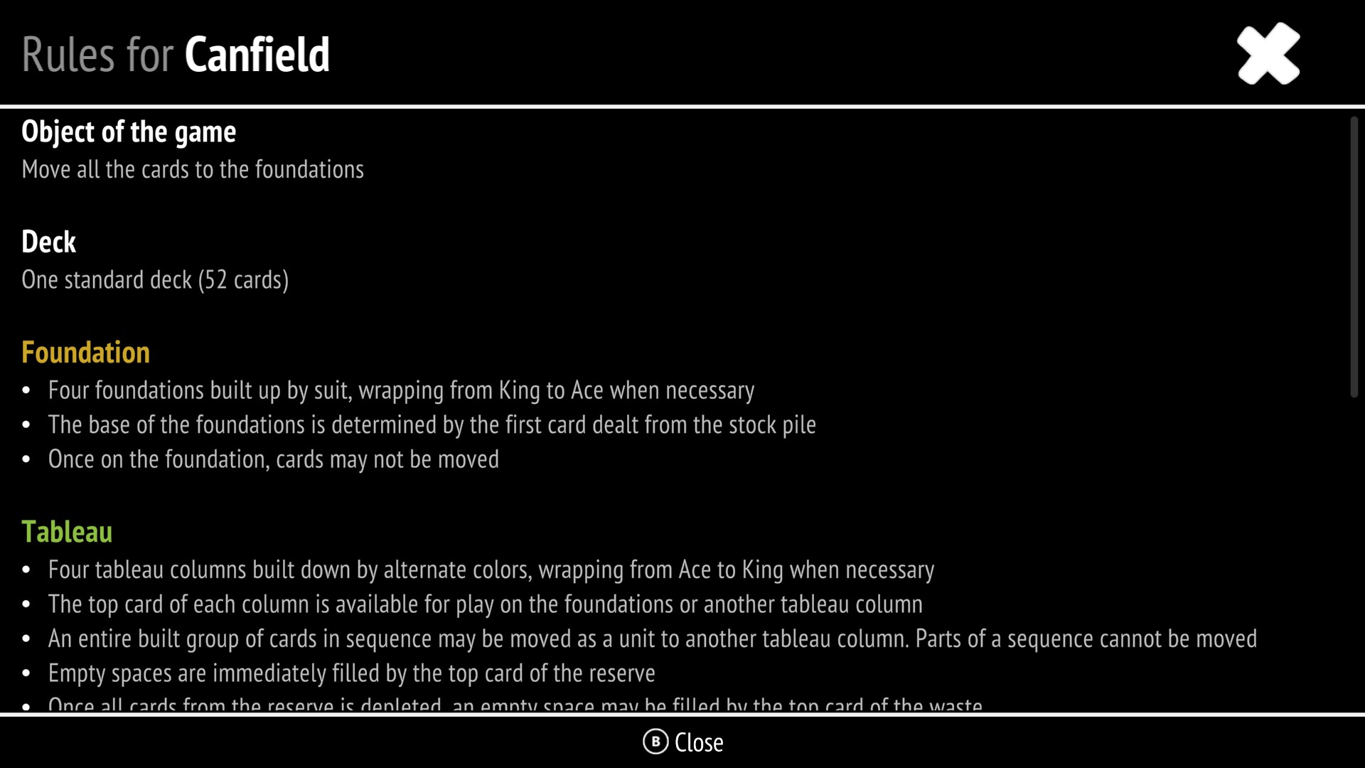 Canfield - Solitaire Collection screenshot 10
