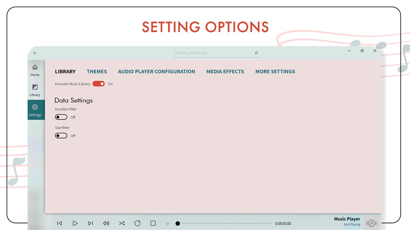 #4. Music Player - MP3 Audio Player (Windows) Ved: Picture Perfect Apps