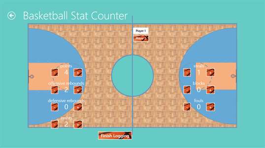 Basketball Stat Counter screenshot 2