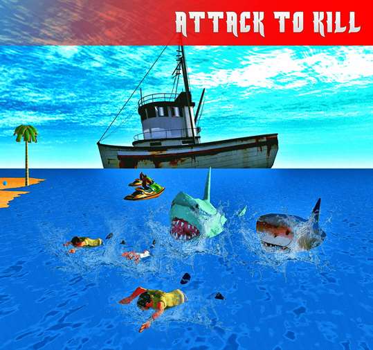 Shark Attack Beach Survival 3D screenshot 4