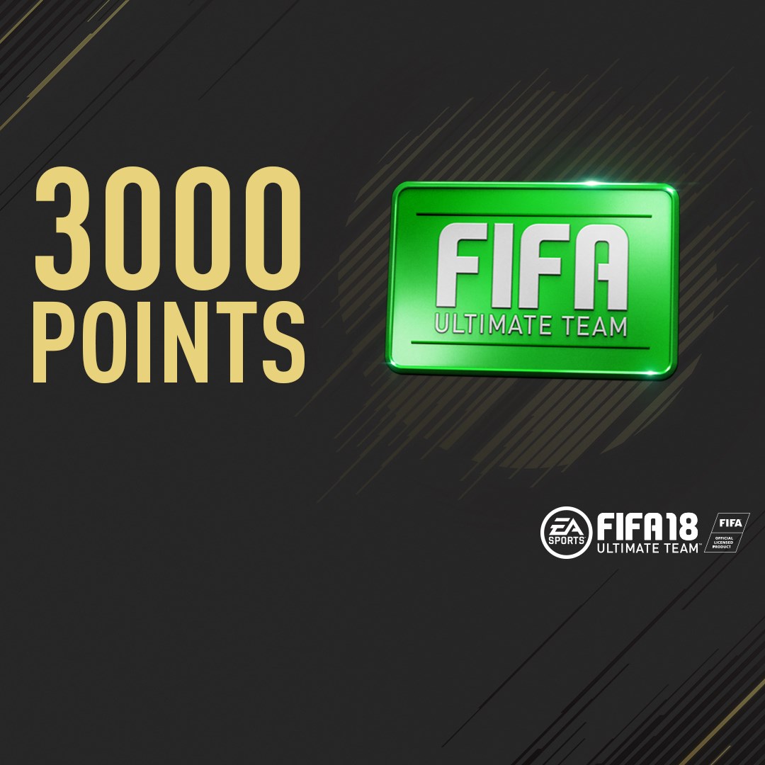 3,000 FIFA 18 Points Pack