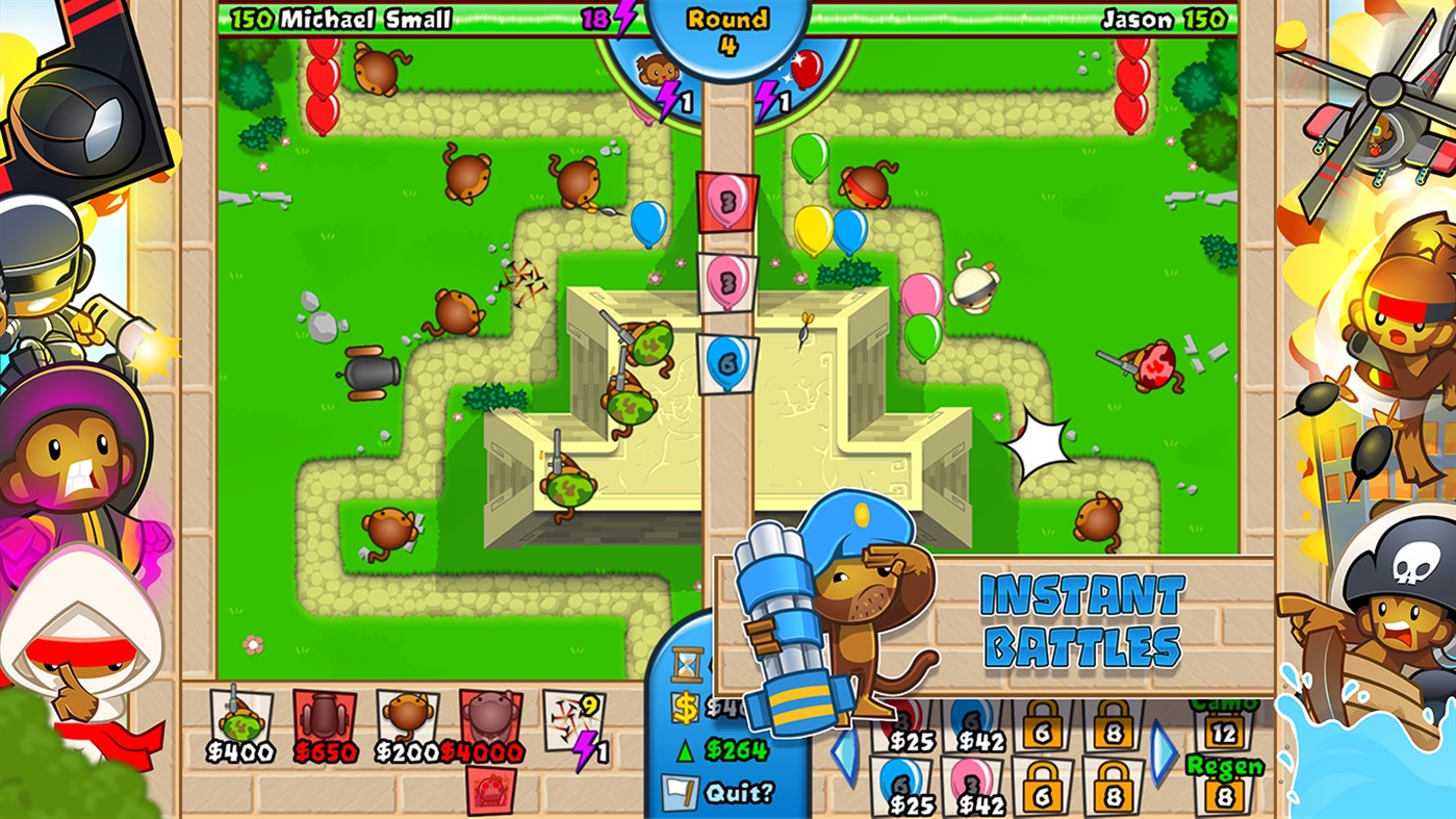 #5. Bloons TD Battles (Windows) Por: Ninja Kiwi