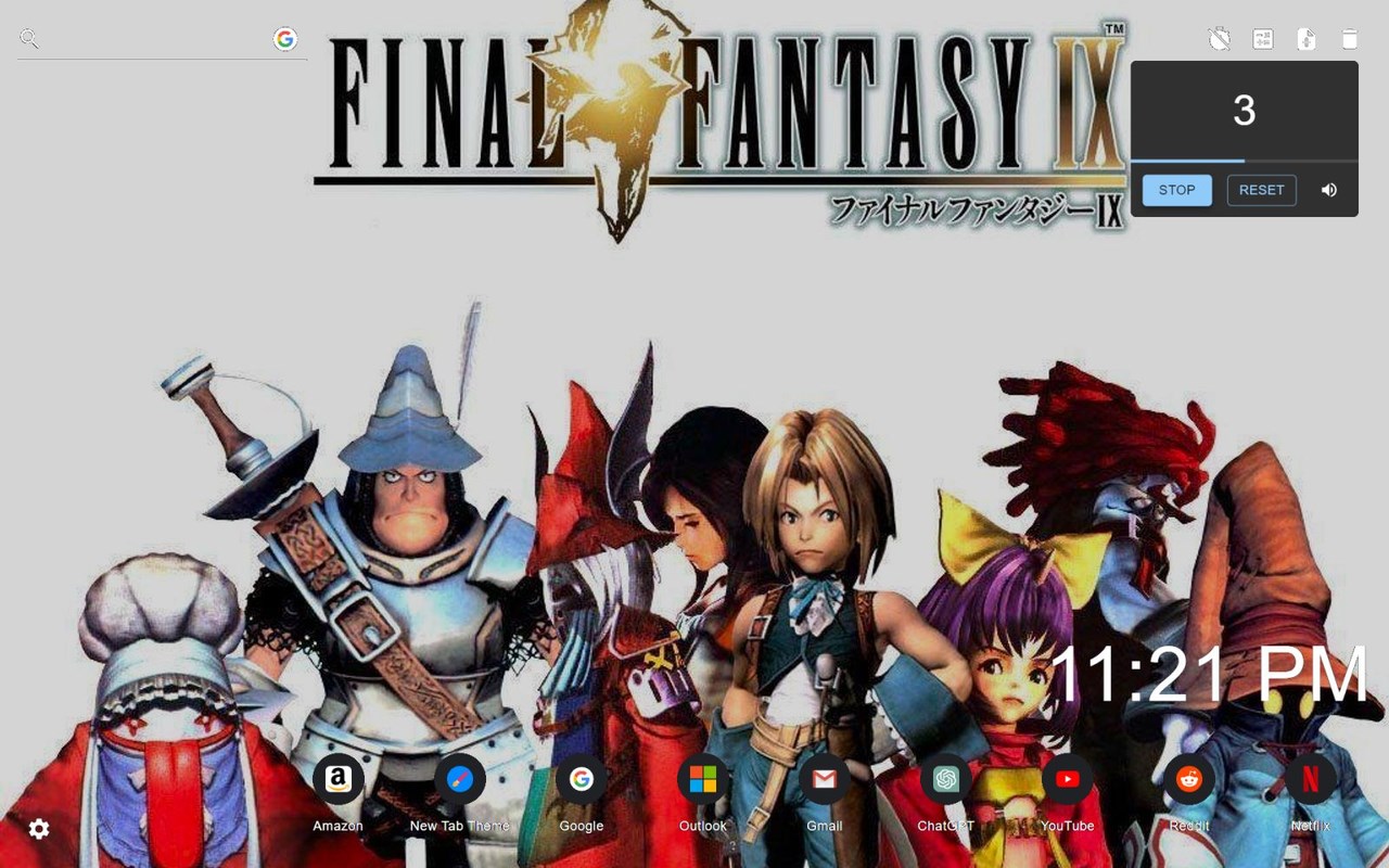 Final Fantasy IX Wallpapers New Tab