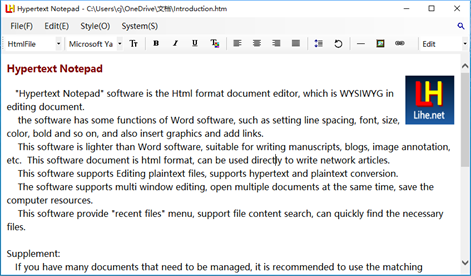 Hypertext Notepad Screenshots 1