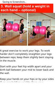 Ball Exercises for fit Pregnancy screenshot 4