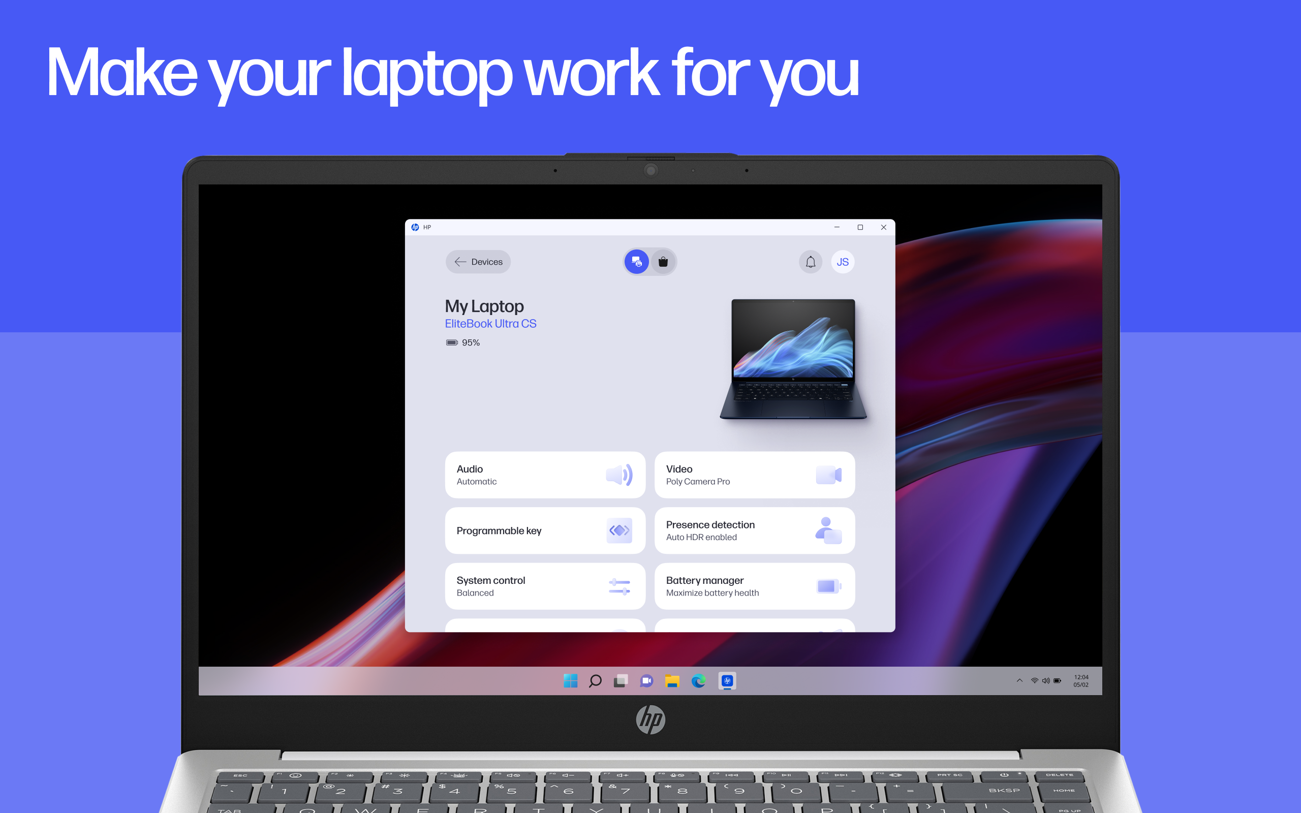 HP screenshot