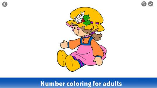 Dolls Color by Number - Coloring Book Pages screenshot 2