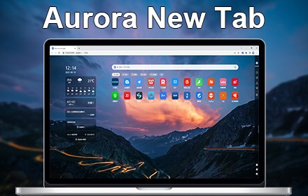 Aurora: Productive and cozy new tab small promo image