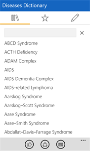 Diseases Dictionary Free 2016 screenshot 1