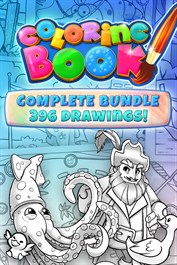 Coloring Book: Complete Bundle - 396 drawings