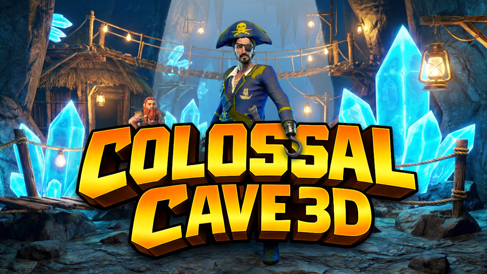 Colossal Cave 3D - Find Treasure.  Don't forget your lamp!