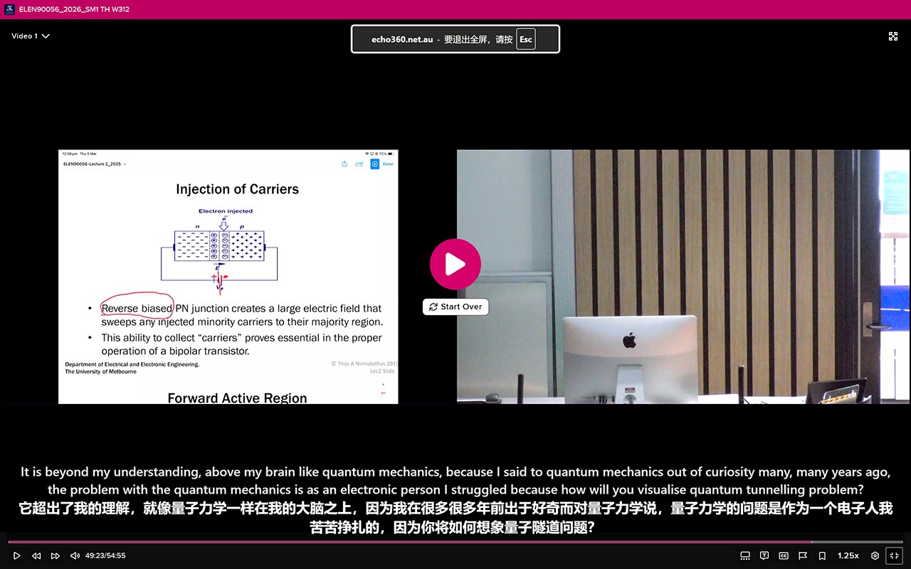 Echo360 CC 字幕助手