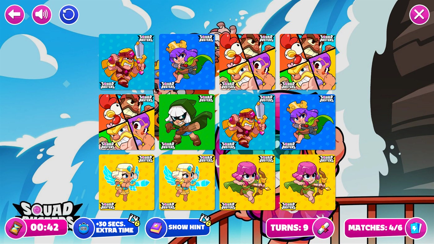 #5. Squad Buster Memory Card Match (Windows) 由: Ken Coloring