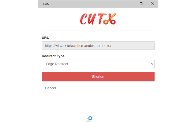 Cutx Shortener