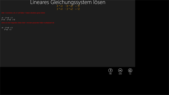 Lineare Gleichungen screenshot 5