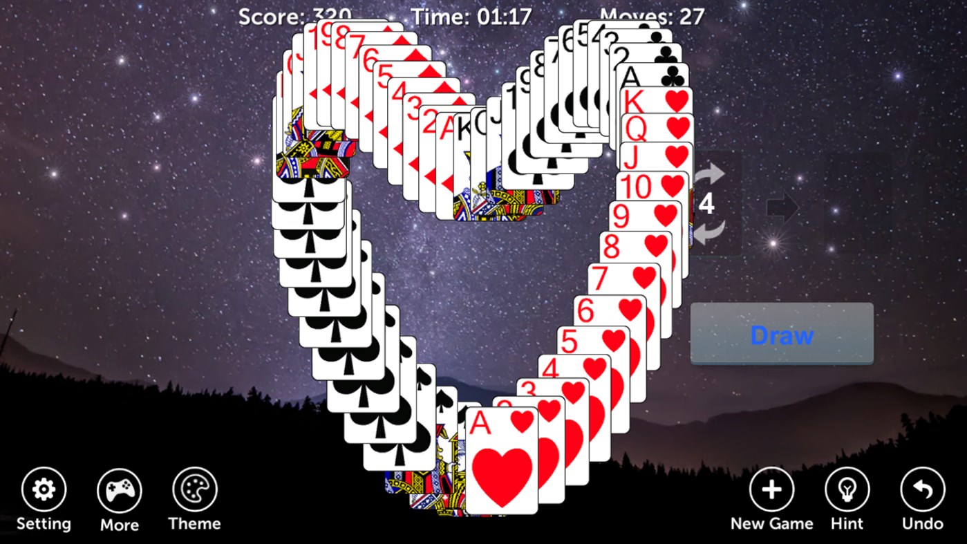 #5. Pyramid Solitaire - No Ads (Windows) 由: Klondike Solitaire Game