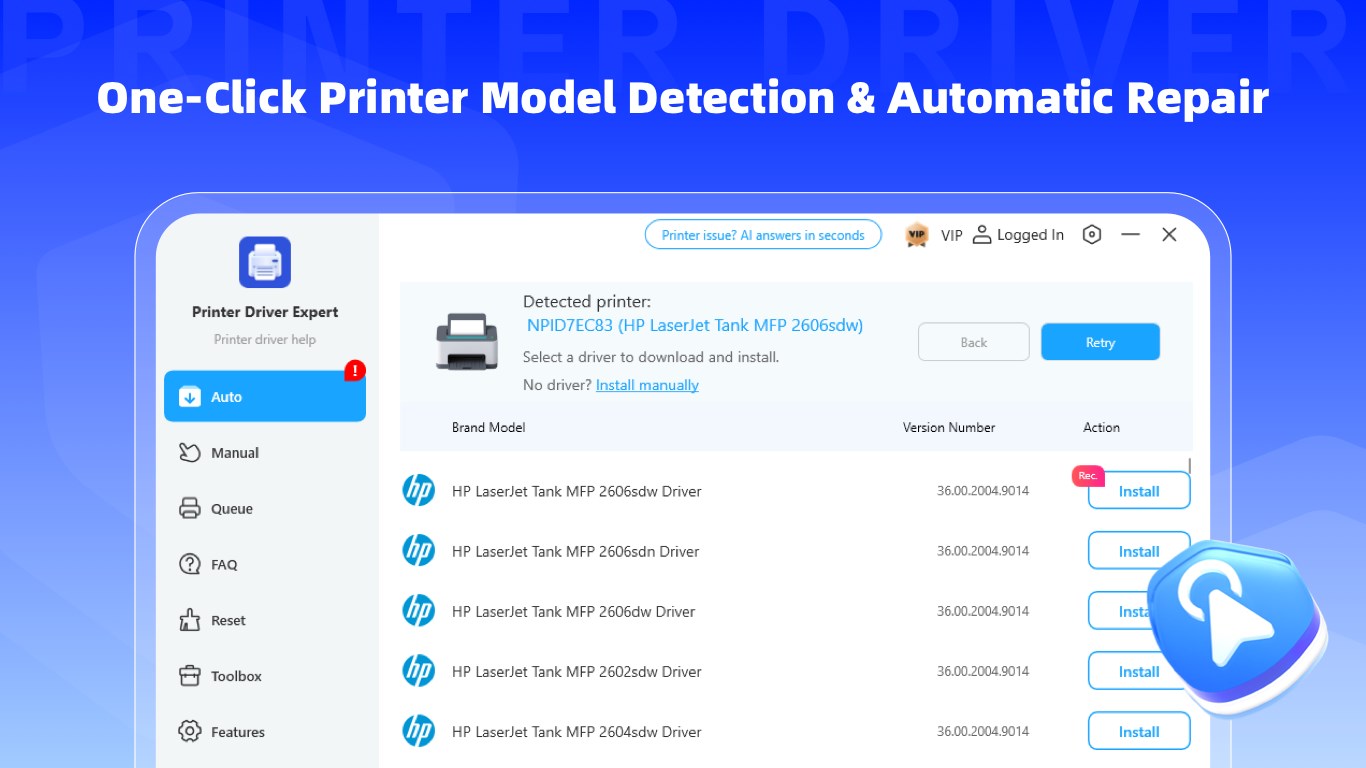 Printer Fixer - Smart Driver & Repair Tool screenshot