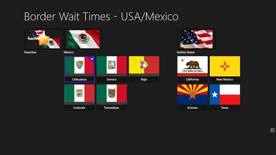 Border Wait Times - USA/Mexico screenshot 1