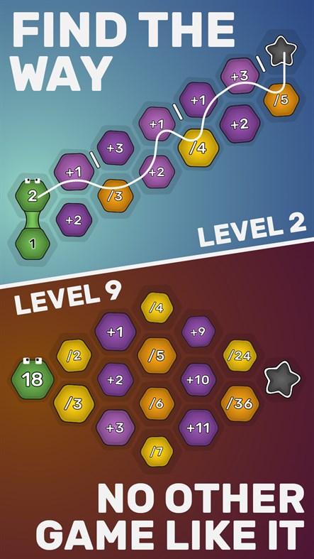 #1. Hexa Snake - number merge puzzle (Windows) Által: Farans Apps