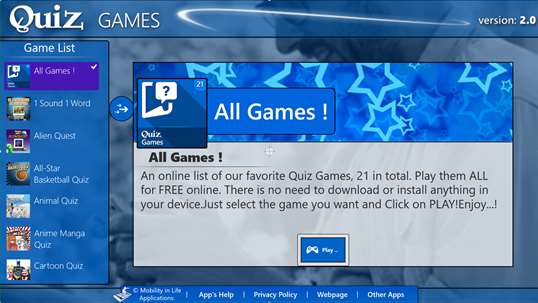 Online Games+ (QUIZ) screenshot 1
