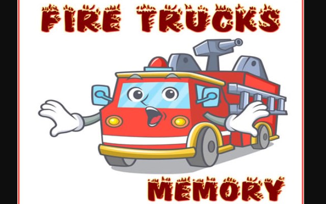 Fire Trucks Memory Game