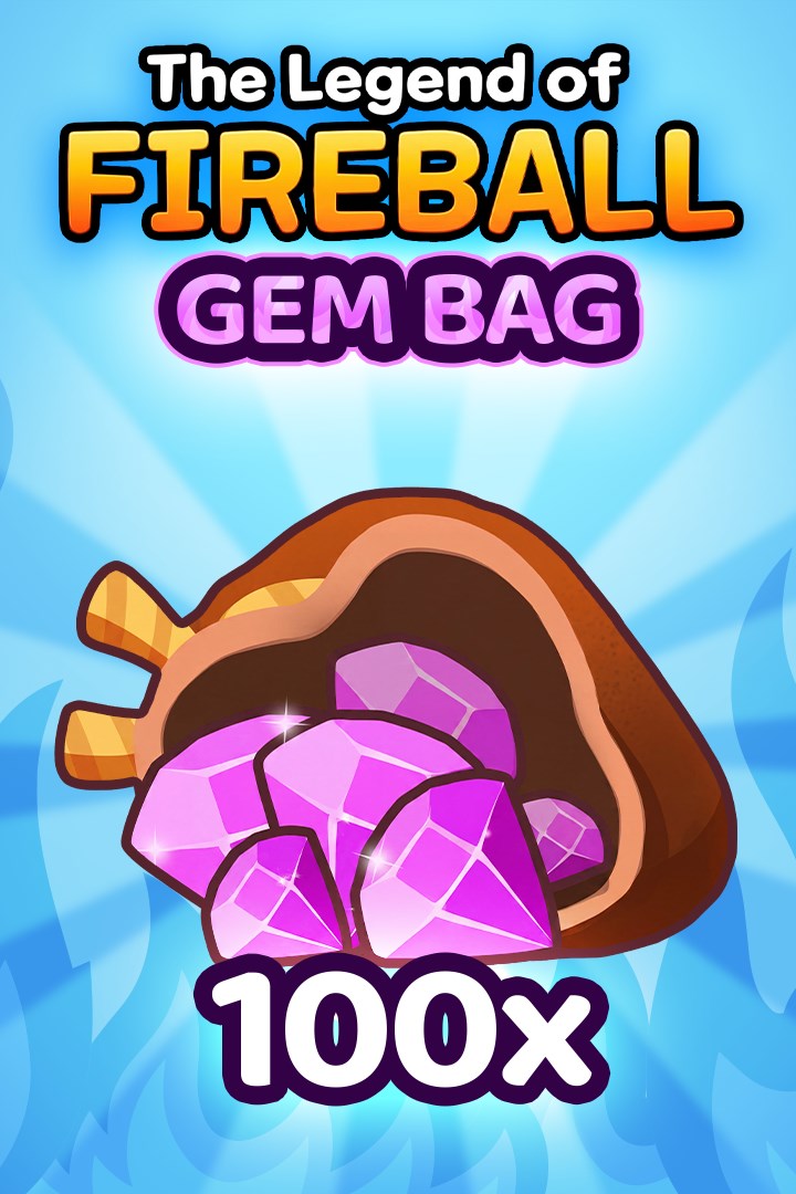 The Legend Of Fireball: Gem Bag - 100 | Xbox | Privato