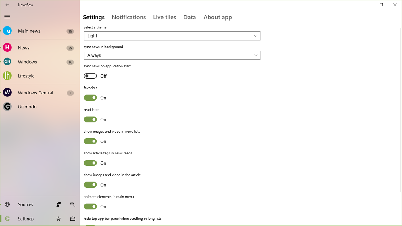#9. Newsflow (Windows) 来自: MaxN
