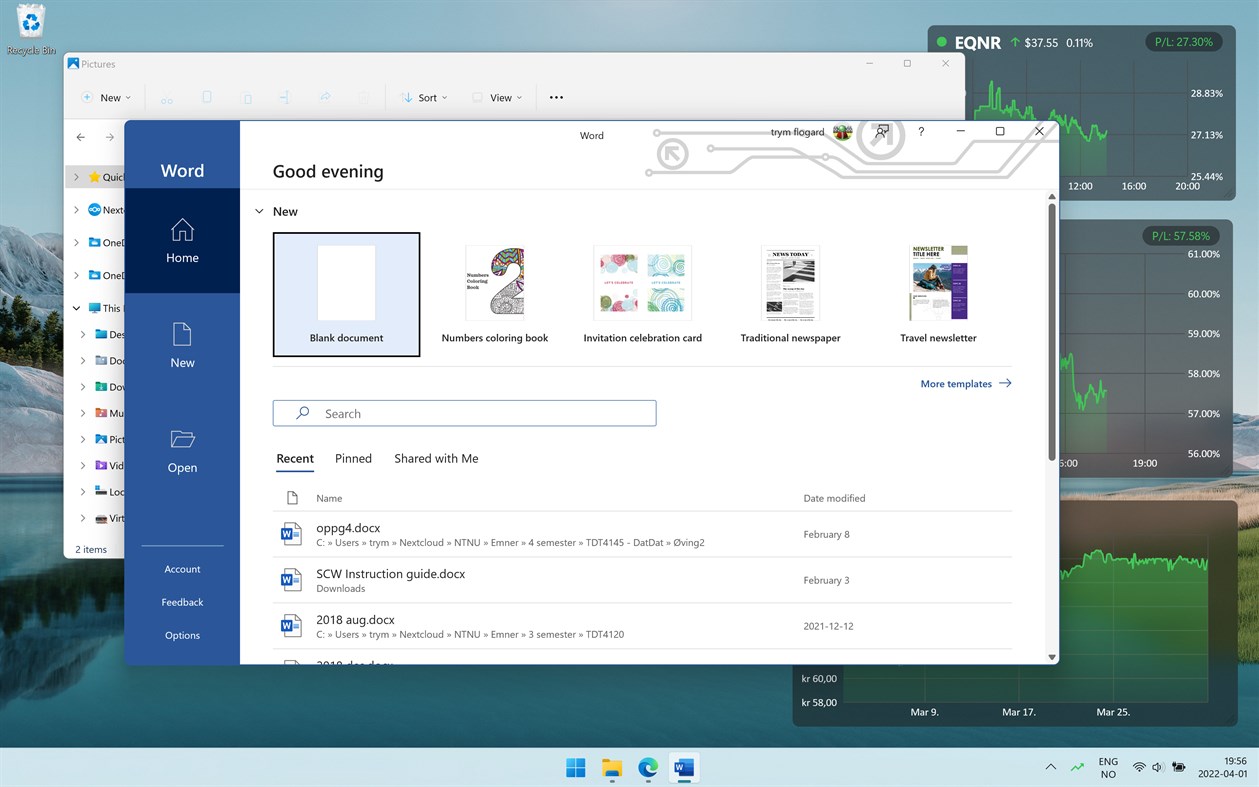 #2. Swish (Stock Desktop Widget) (Windows) di: Konfluent AS