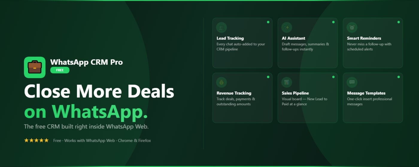 WhatsApp CRM Pro