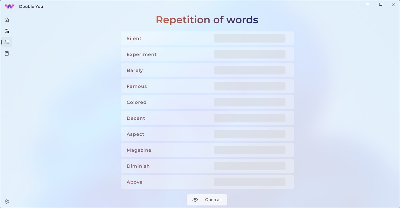 #4. Double You (Windows) 由: Vlad Hirnyk (HERN1k)