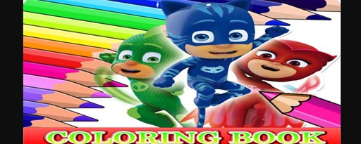 Coloring Book For Pj Masks Game marquee promo image