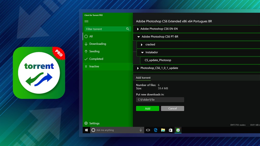 Client For Torrent PRO — Приложения Майкрософт