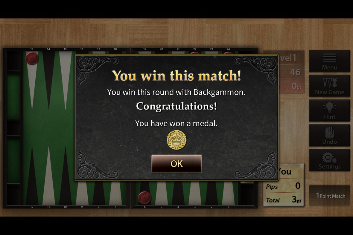 #6. The Backgammon (Windows) Podle: UNBALANCE corp.