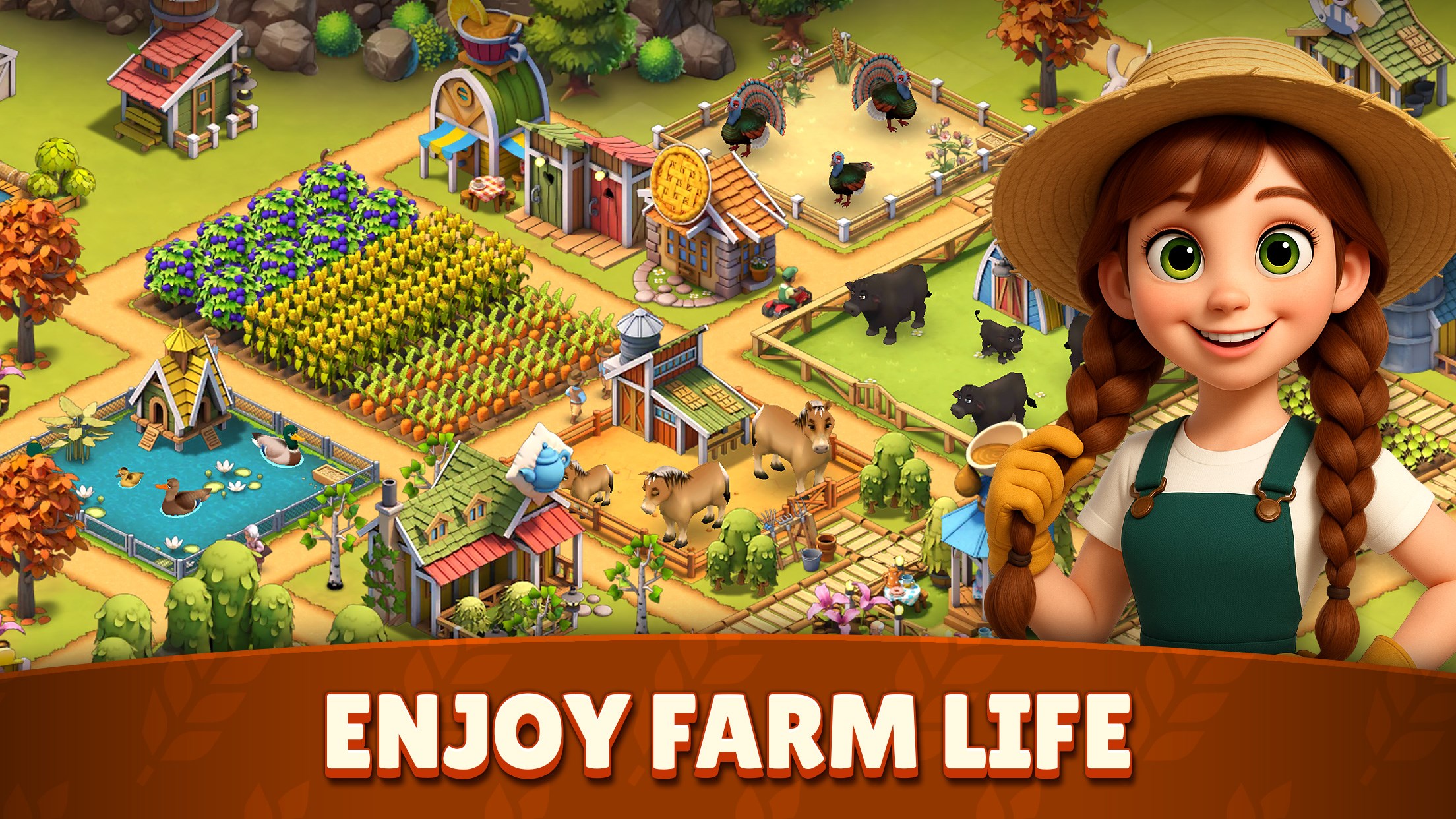 Animal Farm Life: Town Farming screenshot