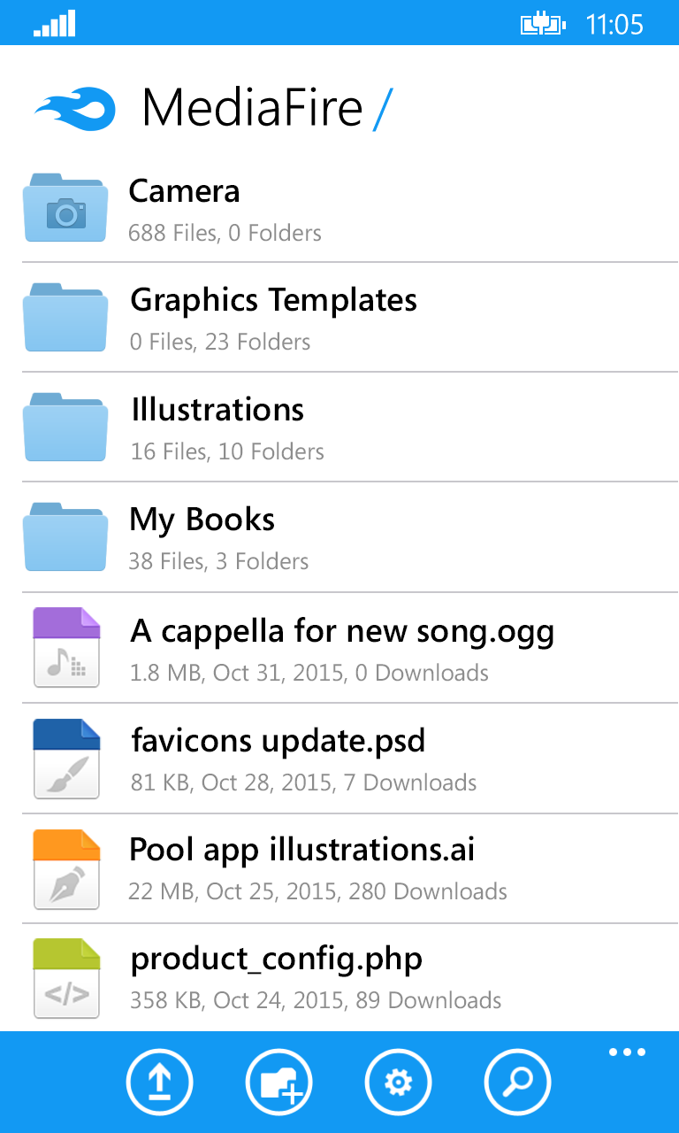 Screenshot: All your stuff, anywhere you need it. Get up to 50 GB of free space!