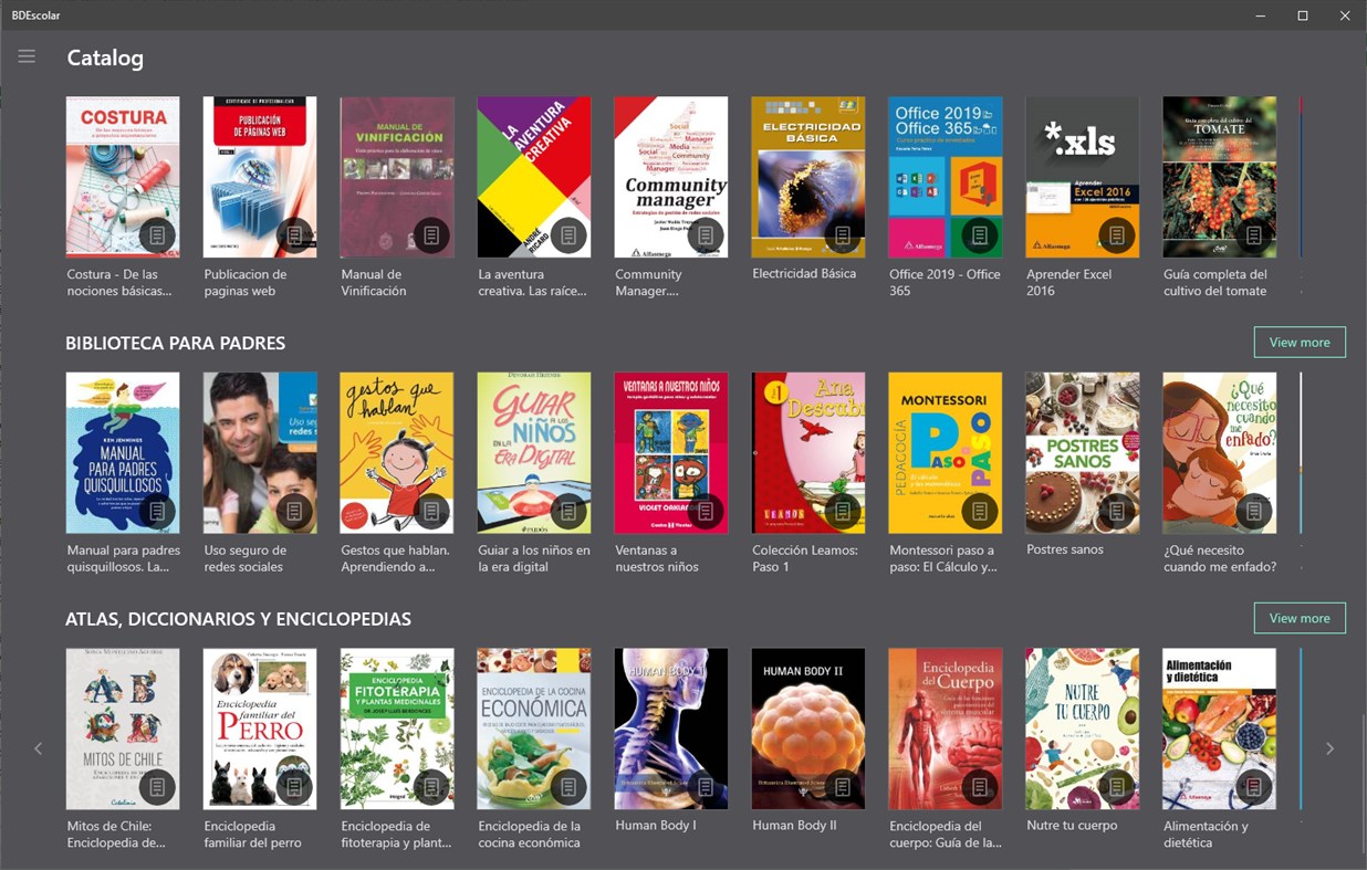 #1. BDEscolar (Windows) Ved: ODILO TID SL