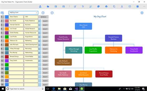 Org Chart Maker Pro - Organization Charts Builder Screenshots 1