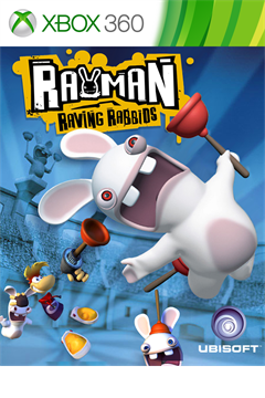 Cover poster for Rayman Raving Rabbids