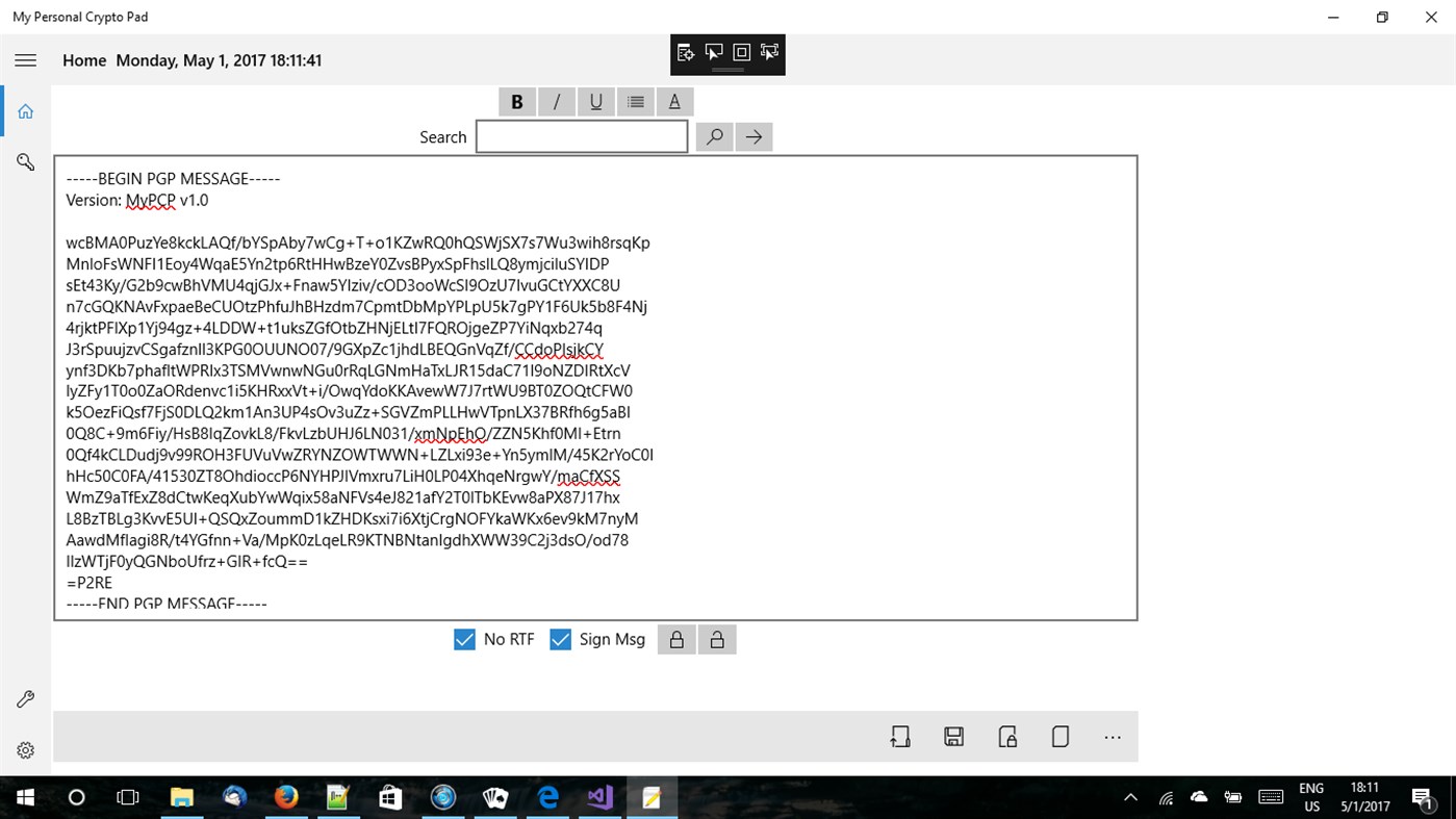 #3. My Personal Crypto Pad (Windows) Av: Stembridge